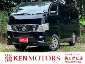キャラバン　NV350 2.5 プレミアムGX ロングボディ ディーゼルターボ 4WD　パワーウィンドウ　パワステ　社外ナビ　社外アルミ　ABS　キーレス　バックカメラ　エンジンスターター　ETC　リアヒーター　リアクーラー　盗難防止装置 2500