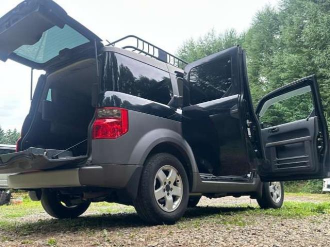 エレメント2.4 4WD　ETC/社外ナビ/後席モニター/ルーフラック 2400