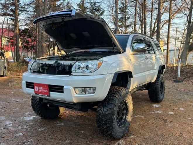 ハイラックスサーフ3.4 SSR-X 4WD　アルミホイール　エアコン　パワステ　パワーウィンドウ　キーレスエントリー　アルミホイール　社外ナビ　バックカメラ　リフトアップ　ETC 3400