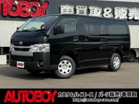 ハイエースバン　2.8 DX ロング ディーゼルターボ 4WD　登録未使用車　寒冷地仕様　パノラミックビューモニター　デジタインナーミラー　LEDヘッドランプ　電動格納ミラーヒータ付　リアAC　リアヒーター　スライドドアイージークローザー　バックドアイージークローザー 登録済未使用車 2800