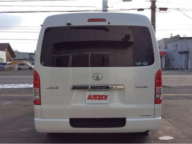 ハイエースバン2.7 スーパーGL ダークプライム ワイド ミドルルーフ ロングボディ 4WD　4WD　寒冷地仕様　両側パワスラ　スマキー　プッシュスタート　リアヒーター&クーラー　アルパインインナーミラー&フリップダウンモニター　社外メモリナビ　フルセグTV　ETC　ベッドキッド　Bカメラ 2700