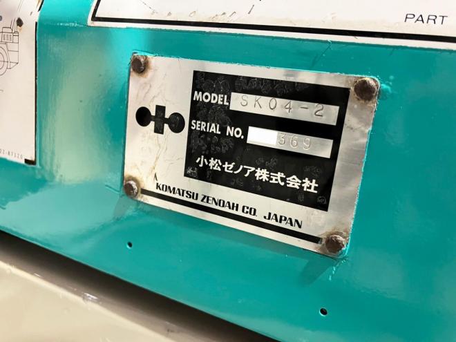 スキッドステアローダコマツ　中古　SK04-2　建機
