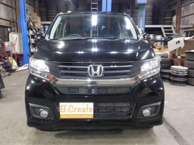 N-WGNカスタムG 4WD　TV・B/T・Bカメラ・HID・ETC・Aストップ　スマートキー・プッシュスタート・フォグランプ・ベンチシート・アイドリングストップ・社外エンスタ 660