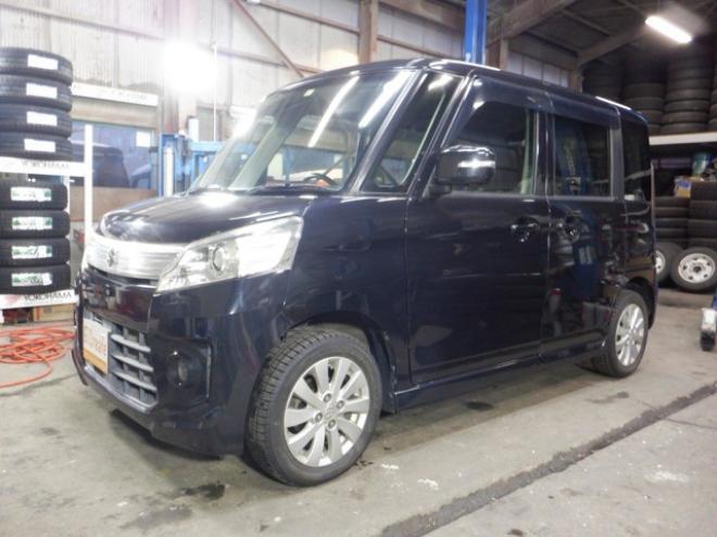 スペーシアカスタム XS 4WD　SDナビ・DTV・USB接続・4WD・パワースライドドア・シートヒーター・HID・フォグランプ・スマートキー・プッシュスタート 660