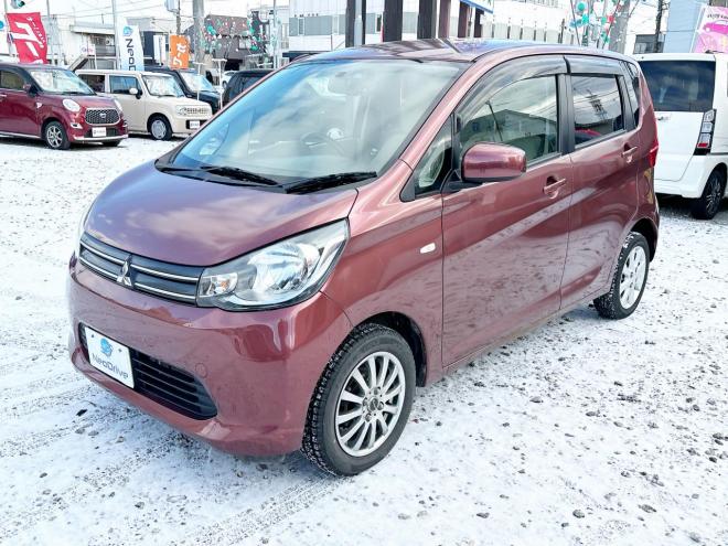 eKワゴン660G　４WD 　4名　 ローンが不安な方＜優遇ローン＞ユーザー買取車 　寒冷地仕様　社外ナビ