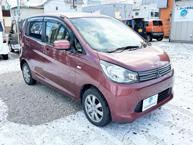 eKワゴン660G　４WD 　4名　 ローンが不安な方＜優遇ローン＞ユーザー買取車 　寒冷地仕様　社外ナビ