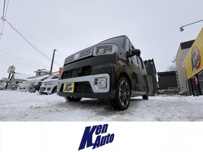 ウェイクWAKE 4WD G-SA TURBO寒冷地仕様　両側パワースライドドア　ブレーキアシスト　VSC　LEDヘッド　エンスタ　ブルートゥースフルセグナビ　シートヒーター　ETC　バイザー　フォグ　スタットレス　　エンジンオイル交換　オイルエレメント交換 4WD 660 5Dr