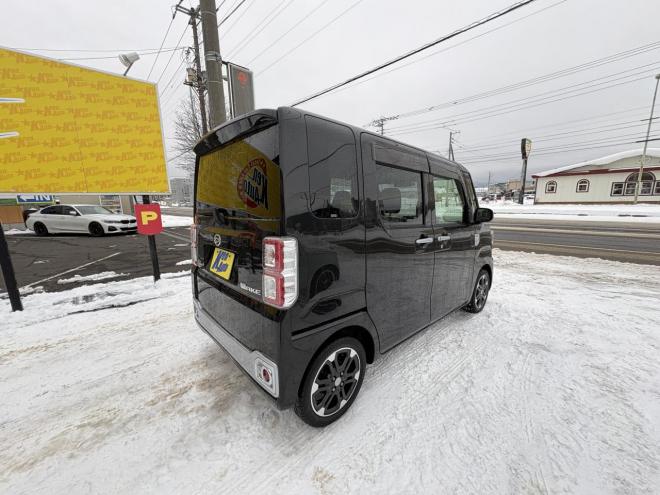 ウェイクWAKE 4WD G-SA TURBO寒冷地仕様　両側パワースライドドア　ブレーキアシスト　VSC　LEDヘッド　エンスタ　ブルートゥースフルセグナビ　シートヒーター　ETC　バイザー　フォグ　スタットレス　　エンジンオイル交換　オイルエレメント交換 4WD 660 5Dr