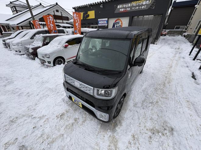 ウェイクWAKE 4WD G-SA TURBO寒冷地仕様　両側パワースライドドア　ブレーキアシスト　VSC　LEDヘッド　エンスタ　ブルートゥースフルセグナビ　シートヒーター　ETC　バイザー　フォグ　スタットレス　　エンジンオイル交換　オイルエレメント交換 4WD 660 5Dr