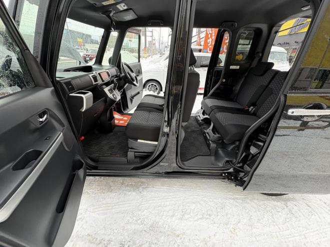 ウェイクWAKE 4WD G-SA TURBO寒冷地仕様　両側パワースライドドア　ブレーキアシスト　VSC　LEDヘッド　エンスタ　ブルートゥースフルセグナビ　シートヒーター　ETC　バイザー　フォグ　スタットレス　　エンジンオイル交換　オイルエレメント交換 4WD 660 5Dr