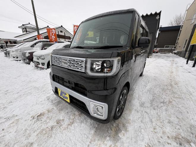 ウェイクWAKE 4WD G-SA TURBO寒冷地仕様　両側パワースライドドア　ブレーキアシスト　VSC　LEDヘッド　エンスタ　ブルートゥースフルセグナビ　シートヒーター　ETC　バイザー　フォグ　スタットレス　　エンジンオイル交換　オイルエレメント交換 4WD 660 5Dr