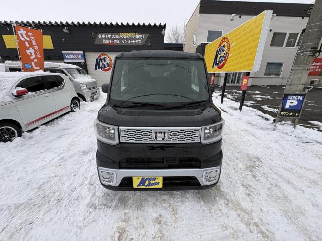 ウェイクWAKE 4WD G-SA TURBO寒冷地仕様　両側パワースライドドア　ブレーキアシスト　VSC　LEDヘッド　エンスタ　ブルートゥースフルセグナビ　シートヒーター　ETC　バイザー　フォグ　スタットレス　　エンジンオイル交換　オイルエレメント交換 4WD 660 5Dr