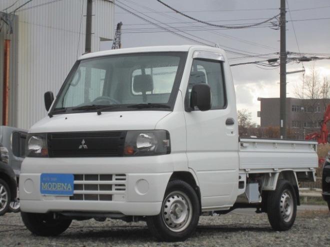 ミニキャブトラック Vタイプ エアコン付 4WD　道外仕入れ 切替式4WD パワステ エアコン スタッドレス+ホイールセット積込み 1年間走行無制限保証付 660