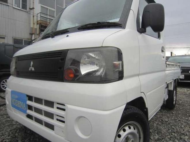 ミニキャブトラック Vタイプ エアコン付 4WD　道外仕入れ 切替式4WD パワステ エアコン スタッドレス+ホイールセット積込み 1年間走行無制限保証付 660
