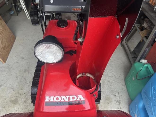 除雪機ホンダ8馬力HS870点検整備塗装済　試運転OK!