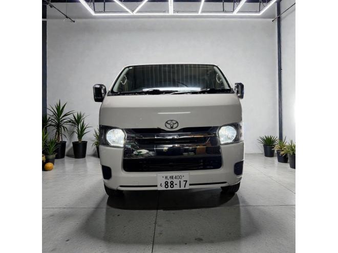 ハイエースバン5型フェイスDX ディーゼルターボ 本終車寒冷地仕様済 9人乗 ナビTVバックカメラ リアヒータークーラー 禁煙車 車検満タン 即乗OK!  4WD 3000 4Dr