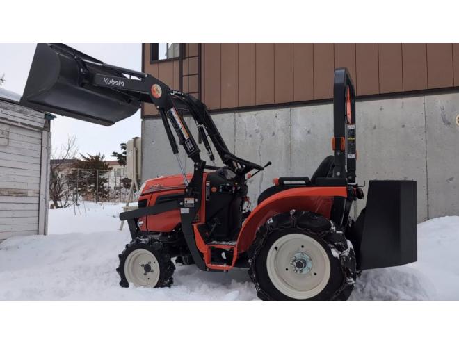 トラクター除排雪可バケツ袖付きクボタJB13エクストラ 4WD 800