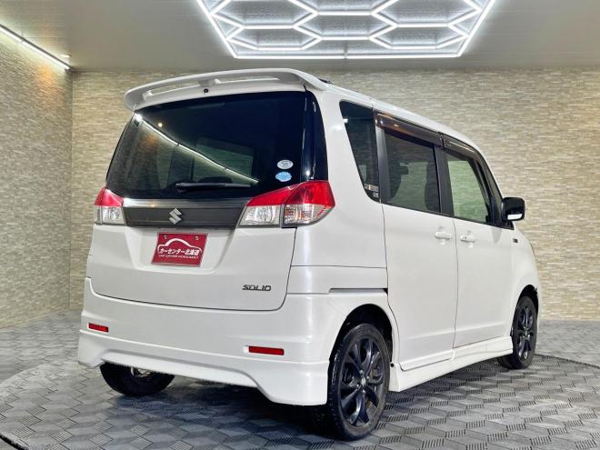 ソリオ1.2ブラック&ホワイトⅡ 4WD 5年保証 スマキー パワスラ ナビTV 寒冷地仕様 禁煙 車検整備2年付 修復歴無