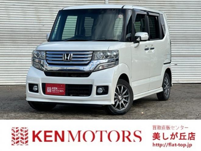 N-BOXカスタムG Lパッケージ 4WD　社外ナビ　左側電動スライドドア　バックカメラ　純正アルミホイール　キーレスエントリー　ABS　パワーウィンドウ　パワステ　盗難防止装置 660