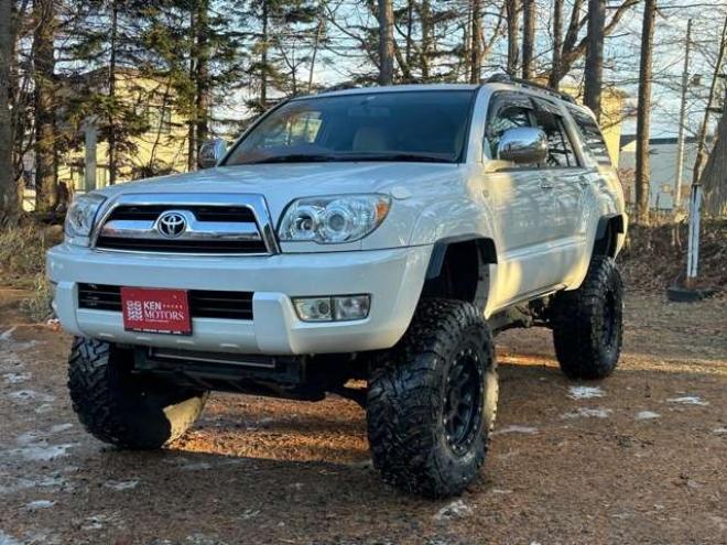 ハイラックスサーフ3.4 SSR-X 4WD　アルミホイール　エアコン　パワステ　パワーウィンドウ　キーレスエントリー　アルミホイール　社外ナビ　バックカメラ　リフトアップ　ETC 3400