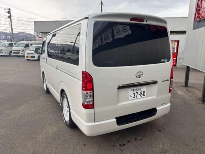 レジアスエース2.8 スーパーGL ダークプライムII ロングボディ ディーゼルターボ 4WD　415COBRA　クリーンルック3フロントスポイラー　ステージ2ルーフスポイラー　バッドラッカーIII17インチAW　ヨコハマPARADA215/60R17　両側パワースライドドア　ETC 2800