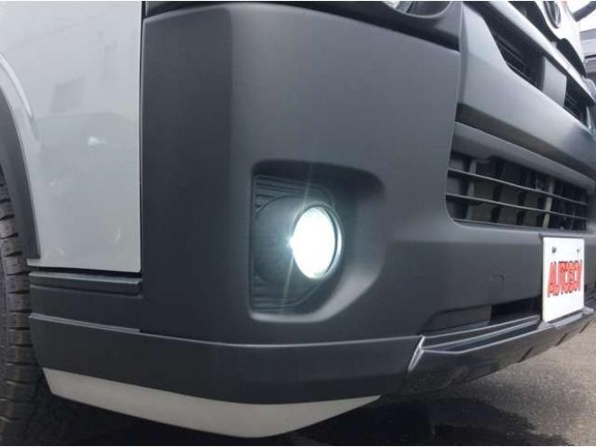 ハイエースバン2.8 DX ロング GLパッケージ ディーゼルターボ 4WD　キーレス　両側スライドドア　バックカメラ　メモリナビ　フルセグTV　フロントフォグランプ　衝突被害軽減システム　車線逸脱防止　横滑り防止装置　パワーヒート　オートマチックハイビーム　電動格納ミラー 2800