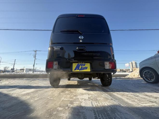 NV100クリッパーNV100クリッハ゜ー 4WD GX TURBO  high roof 寒冷地仕様　リアヒーター　ブレーキアシスト　TURBO Bluetoothフルセグナビ　バックカメラ　アルミ　バイザー　キーレス　エンジンオイル交換　ATF交換　スタットレス付　全磨き済 4WD 660 5Dr