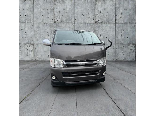 ハイエースバン3型スーパーGLディーゼルターボ 本州車寒冷地仕様 ナビTVバックカメラ レザーシート 両側スライドドア リアヒータークーラー 車検満タン 即乗りOK! 保証付！ 4WD 3000 5Dr