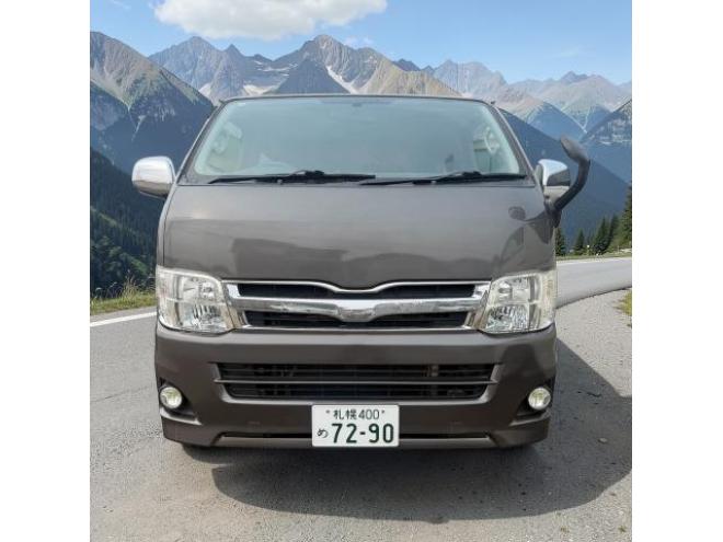 ハイエースバン3型スーパーGLディーゼルターボ 本州車寒冷地仕様 ナビTVバックカメラ レザーシート 両側スライドドア リアヒータークーラー 車検満タン 即乗りOK! 保証付！ 4WD 3000 5Dr