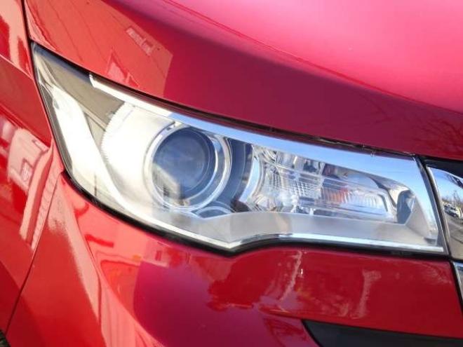 eKカスタムT セーフティパッケージ 4WD　保証1年/走行距離無制限　4WD　衝突軽減ブレーキシステム　純正ナビ　地デジ　バックカメラ　社外エンジンスターター　シートヒーター　社外15インチアルミ　純正HID　ウインカーミラー　横滑り防止　寒冷地仕様 660