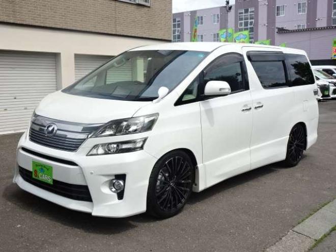 ヴェルファイア2.4 Z 4WD　本州車　保証1年/走行距離無制限　後期型　4WD　社外20インチアルミ　ローダウン  両側パワースライドドア　純正ナビ　地デジ　バックカメラ　フリップダウンモニター　スマートキー　コーナーセンサー　7人乗り 2400