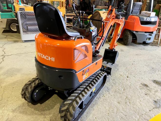 バックホー日立　未使用　ミニユンボ　ZX8U-2　建機