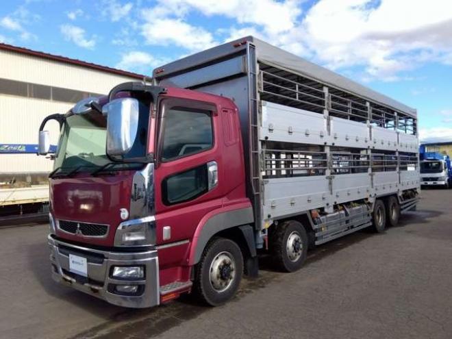 スーパーグレート家畜運搬車　QKG-FS54VZ　 2WD 12800