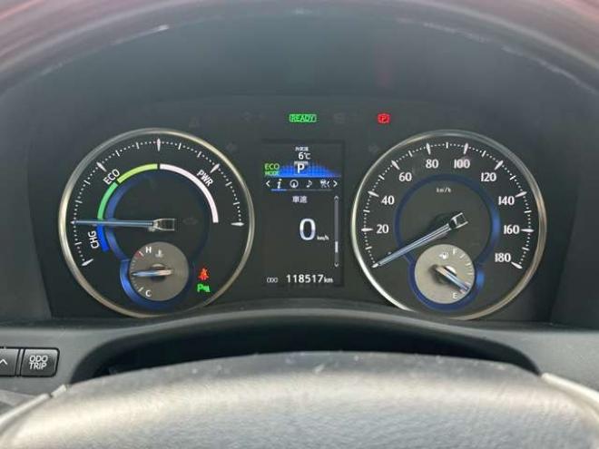 ヴェルファイアハイブリッド 2.5 V E-Four 4WD　社外アルミ　オートミラー　ETC　ドライブレコーダー　ローダウン　ワンオーナー　両側電動スライドドア　パワステ　パワーウィンドウ　ベージュ革シート　純正ナビ　バックカメラ　ABS　キーレスエントリー 2500