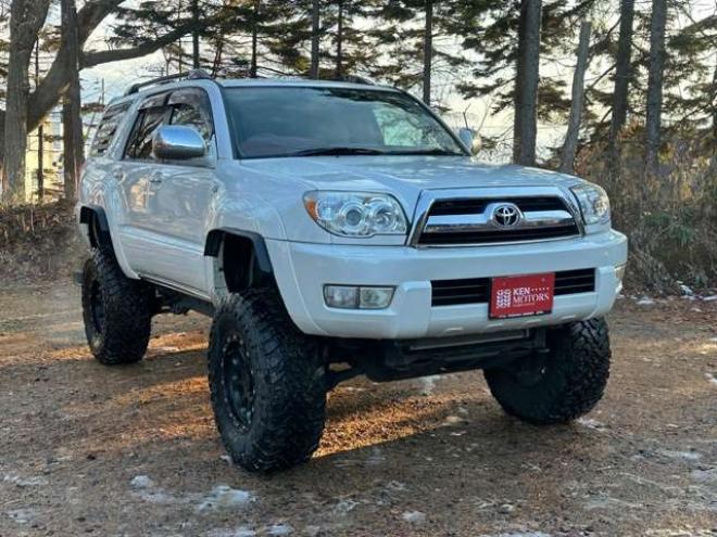 ハイラックスサーフ3.4 SSR-X 4WD　アルミホイール　エアコン　パワステ　パワーウィンドウ　キーレスエントリー　アルミホイール　社外ナビ　バックカメラ　リフトアップ　ETC 3400