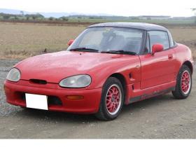 カプチーノ　ベース　検R8/8　100馬力キット　ブーストメーター　社外ハンドル　マニュアル 2WD 660