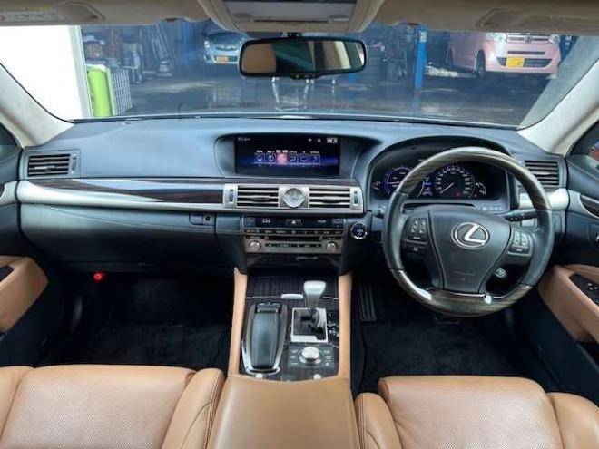 レクサスLSハイブリッド 600h バージョンC Iパッケージ 4WD　茶革・新規車検整備付・本州仕入車両 5000