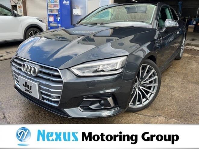アウディA5 2.0 TFSI クワトロ スポーツ 4WD　ガラスルーフ・グレーレザー・バーチャルコックピット・純正ナビ・地デジ・純正19AW・マトリクスヘッドライト・法定12ヵ月点検整備付 正規輸入車 2000