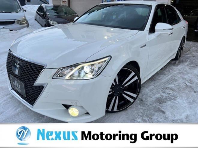 クラウンアスリート ハイブリッド 2.5 S Four 4WD　20AW・車高調・エンスタ・新規車検整備付 2500