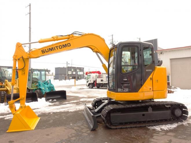 バックホースミトモ　SH75X-3B　バケット容量0.28m3