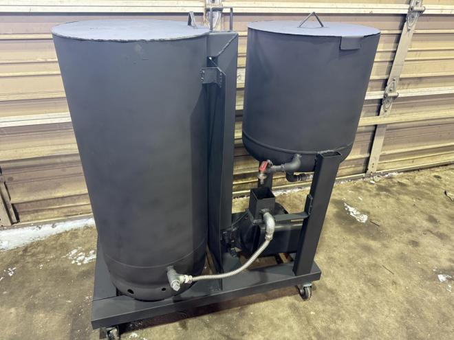 ヒーター大型廃油ストーブ 30坪程度に 超高火力！