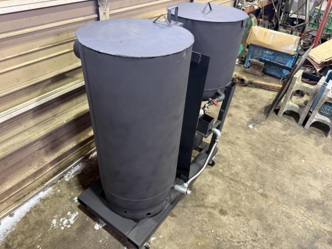 ヒーター大型廃油ストーブ 30坪程度に 超高火力！