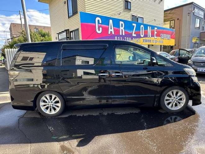 ヴェルファイア2.4 Z プラチナセレクション 4WD　両側パワースライドドア　パワーバックドア　スマートキーETC　ナビ　Bluetooth　地デジ　純正18インチアルミホイール夏　横滑り防止装置　コーナーセンサー　プッシュスタート 2400