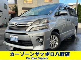 ヴェルファイア　2.4 Z 4WD　両側パワースライドドア　寒冷地仕様　社外ナビ　ワンセグTV ETC　横滑り防止装置　コーナーセンサー　プッシュスタート　パワーバックドア　純正18インチアルミホイール夏　社外アルミホイール冬　バックカメラ 2400