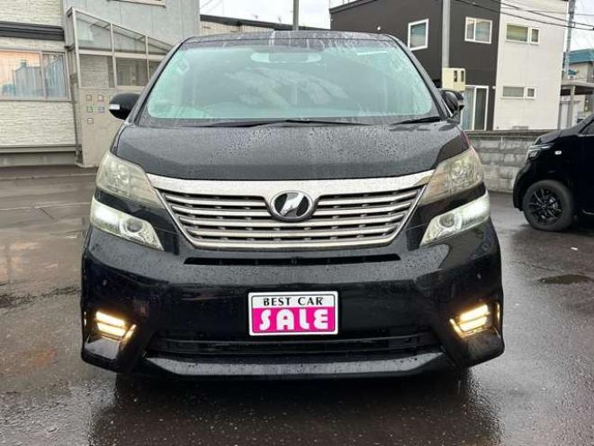 ヴェルファイア2.4 Z 4WD　HDDナビ　Bluetooth　地デジ　両側パワースライドドア　フリップダウンモンター　プッシュスタート　横滑り防止装置　コーナーセンサー　ETC　　社外アルミホイール夏　バックモニター 2400