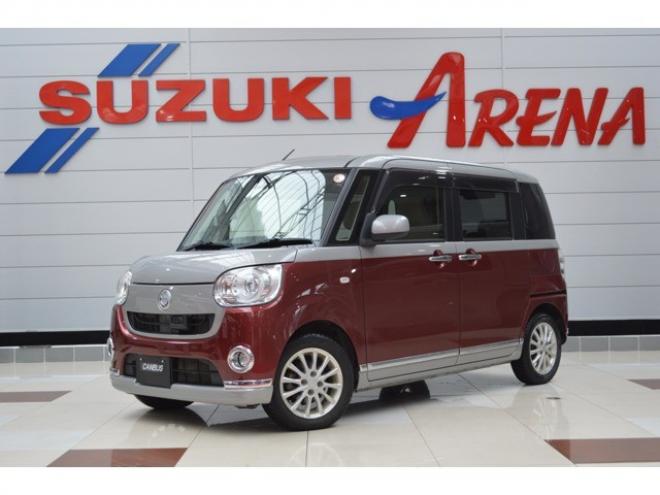 ムーヴキャンバスG メイクアップ SAII 4WD　スマートアシストII両側オートスライドドア7インチワイドナビTVドライブレコーダーLEDライト横滑り防止装置シートヒーター後退時ブレーキサポート 660