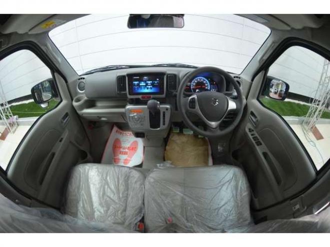 エブリィワゴン PZターボ 4WD　届出済未使用車4WDターボハイルーフスズキセーフティサポート純正バックカメラ付ディスプレイオーディオ左オートスライドドアハイビームアシストLEDライト横滑り防止装置シートヒーター 660