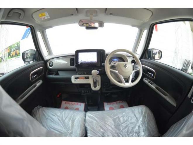 ワゴンRスマイルハイブリッド X 4WD　届出済未使用車ハイブリッド4WDセーフティプラスパッケージ全方位モニター9インチナビTVバックカメラ両側オートスライドドアアダプティブクルーズコントロールヘッドアップディスプレイ 660