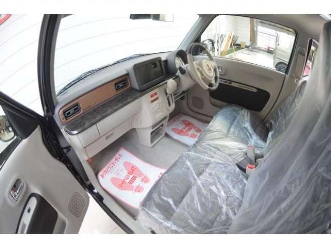 ラパンLC 660 ハイブリッド X 4WD　ハイブリット4WD全方位モニタ用カメラパッケージセーフティサポート搭載スズキコネクト対応機装着車ハイビームアシストLEDライト横滑り防止装置シートヒーター 登録済未使用車 660