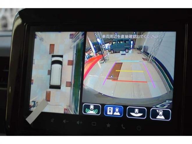 スペーシアハイブリッド X 4WD　全方位モニタ-ナビセーフティSコネクト対応ハイブリット4WDセーフティサポート搭載アイドリングストップ横滑り防止装置ハイビームアシストLEDライト両側オートスライドドアパーキングセンサー 登録済未使用車 660